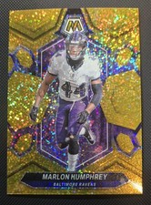 Panini Mosaic 2024 Marlon Humphrey Gold Sparkle Baltimore Ravens Card 04/24