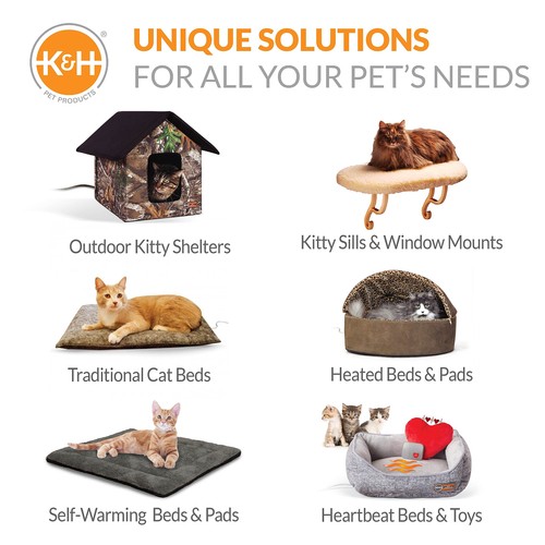 Amazin’ Kitty Pad Unheated Gray 15 X 20 Inches - 2 pack - Picture 7 of 7