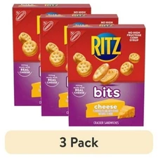 (3 pack) Cheese Sandwich Crackers, Snacks for Kids and Adults, 8.8 oz
