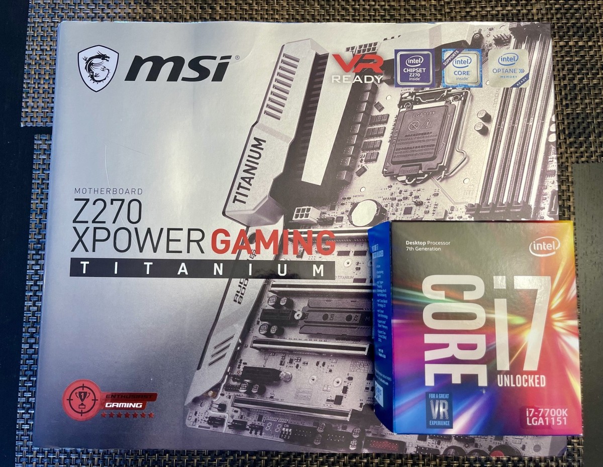 MSI Z270 XPOWER GAMING TITANIUM Motherboard & Intel i7-7700K CPU