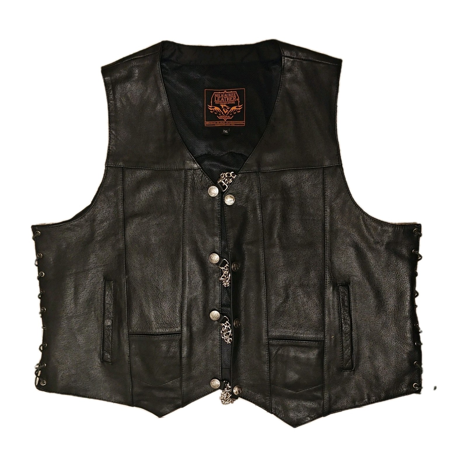 Milwaukee Leather Performance Apparel Snap Vest 7… - image 12