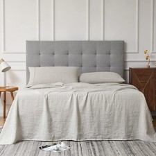 Linen Sheets Twin Natural 1 Flat 1 Fitted Sheet 1 Pillowcase
