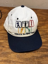 Vintage Atlanta Olympics Hat - Snapback Cap 1996 Olympicap Team USA Sports