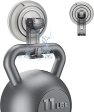 2 Pack Shower Hooks Suction Cup, Heavy Duty Suction Cup Hooks Waterproof for Sho