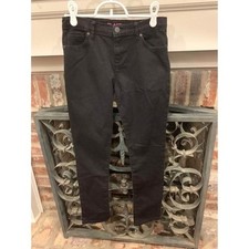 The Children  s Place adjustable black jeans, size 12 kids super skinny bin D 