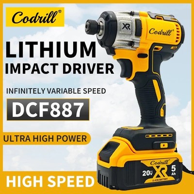 Akku Bohrschrauber Brushless Schrauber Kompakt Bohrmaschine für Dewalt 18V 20V Akku
