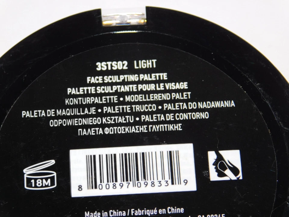 NYX PROFESSIONAL MAKEUP 3 Steps to Sculpt Face Sculpting Contour Palette -Light - Image 3 of 4