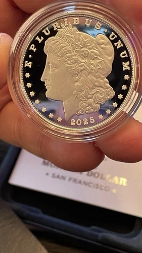 2025 S Morgan Silver Dollar $1 Proof w/ box & COA .999 Fine