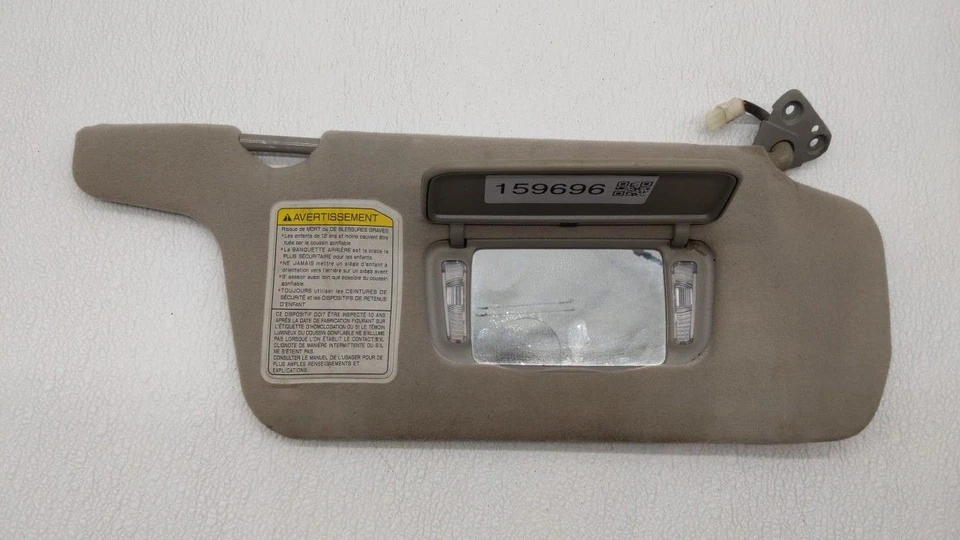 1998 Infiniti I30 Passenger Sun Visor Mirror Right Sunvisor Grey TKHD9 - Image 3 of 4