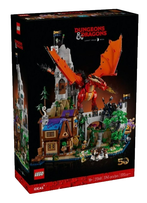 LEGO ideas 21348 Dungeons & Dragons: El Cuento De Dragón Rojo Nuevo Sellado
