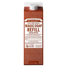 Dr. Bronner's Pure Castile Liquid Soap Bodywash Refill Carton - Eucalyptus 