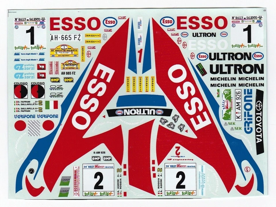 1/24 Toyota Celica ST205 GRIFONE Rally Ciocco '96 BIG24 TRANS-KIT Racing43 TK14 - Immagine 2 di 4