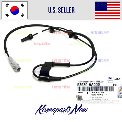 FRONT ABS Brakes Sensor Left DRIVER ⭐OEM⭐ 58930AA000 Hyundai 