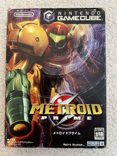 METROID PRIME (Gamecube, 2002) - CIB w/ Inserts - Japanese Import - US Seller - Picture 2 of 12