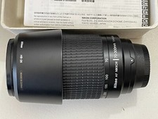 Nikon AF Zoom Nikkor 70-300mm f/4-5.6G Lens for Nikon DSLR Cameras Very Good Con