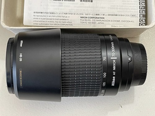 Nikon AF Zoom Nikkor 70-300mm f/4-5.6G Lente para cámaras DSLR Nikon Muy buena con - Imagen 1 de 11