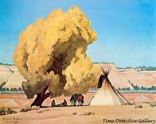 "Lazy Autumn" by Maynard Dixon - American West Art Print