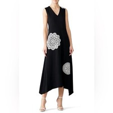 Tory Burch Size 0 Embroidered Lace Applique Resort Collection Sleeveless Dress