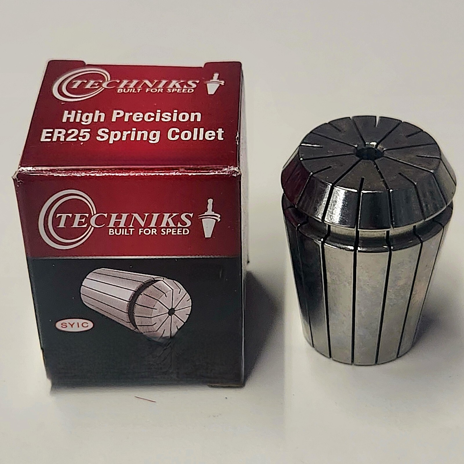 3/16” ER25 PRECISION COLLET - .0002" T.I.R Techniks 04225-3/16