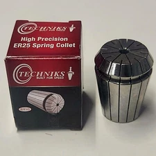 3/16” ER25 PRECISION COLLET - .0002" T.I.R Techniks 04225-3/16