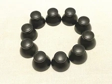 10 Pcs Nintendo Black Wii Nunchuck Replacement Analog Joystick ThumbStick Caps