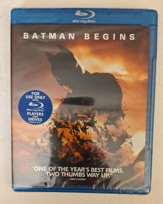Batman Begins (Blu-ray, 2005) Sealed