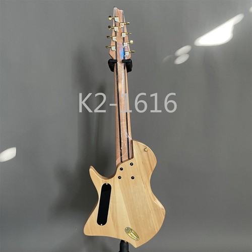 8 String Solid Blue Electric Guitar Maple Fretboard SS Pickups Gold Parts - Picture 2 of 10