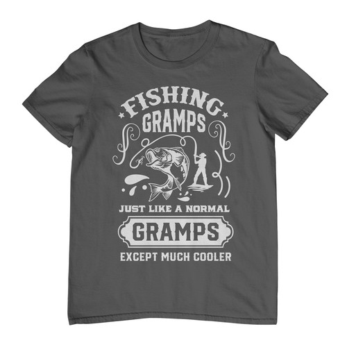 Fishing Gramps Just Like Me t-shirt - Funny and Experienced! Funny t-shirt, Unis - Picture 11 of 90