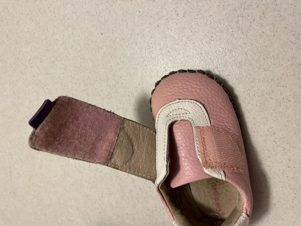 Sapatos infantis femininos Pediped tamanho 6 a 12 meses - Imagem 4 de 4