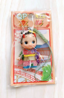 その他 PAODY DOLL KEYCHAIN Kewpie Doll Strap Keychain QP Kyoto Maiko Doll Costume Strap