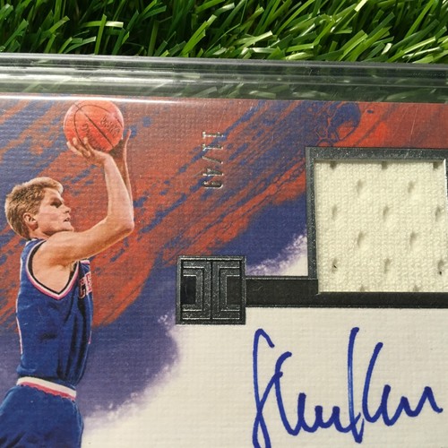 Steve Kerr 2023-24 Impeccable #ERJ-SKR Autograph Auto Jersey Patch - 11/49 - Picture 2 of 4