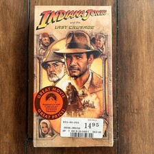 Indiana Jones and the Last Crusade VHS, 1989/1999 