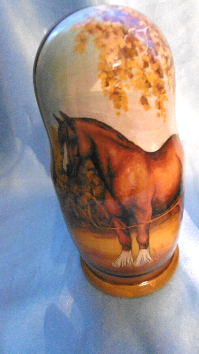 poupée russe matriochkas cheval | eBay