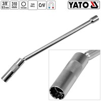 "Yato ZüNdkerzenschlüSsel Gelenk SteckschlüSsel Magnet Stecknuss 14 X 310Mm 3/8\""