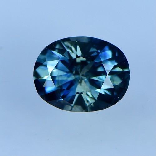 1.04ct Natural Unheated Sapphire, Custom Cut, 7.24 x 5.71mm, See Video - Picture 2 of 3