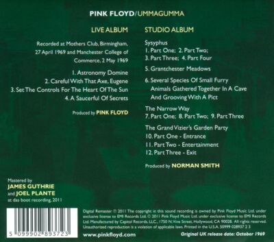 PINK FLOYD UMMAGUMMA NEW CD