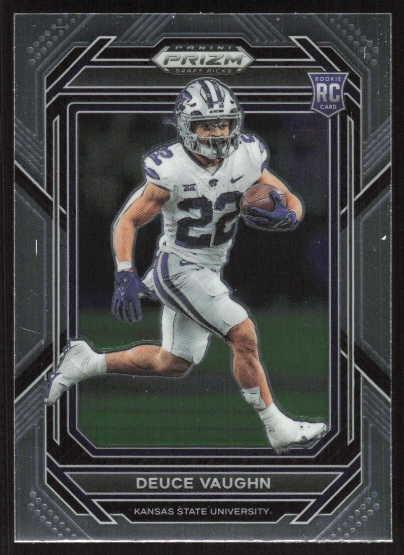 2023 Panini Prizm Draft Picks Deuce Vaughn RC Kansas State Wildcats #126