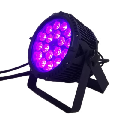 18x18W RGBWA UV 6in1 waterproof slim par led par light outdoor