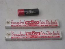 vintage Semaphore MIKADO Extra Thin Lead Eagle Pencil Leads + Eversharp