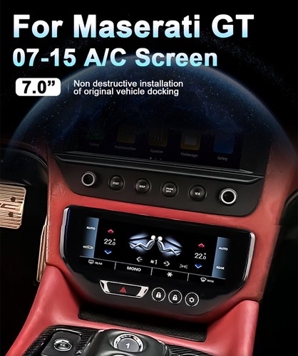 7" Climate Screen AC Air Conditioner Touch Screen Control Panel For Maserati GT - Picture 8 of 11