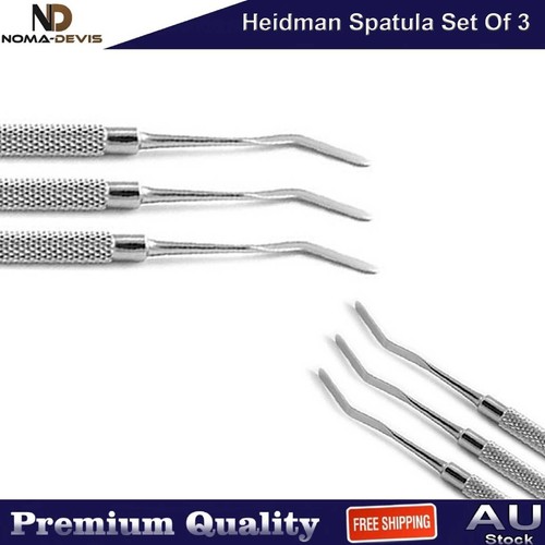 Dental Heidman Spatula Set of 3 Composite Filling Restorative Plastic Placing - Picture 5 of 5
