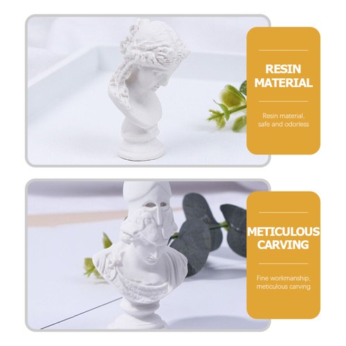 4PCS Skulptur Statue Griechischen Statuen Und Skulpturen Büste Statue - Bild 12 von 12