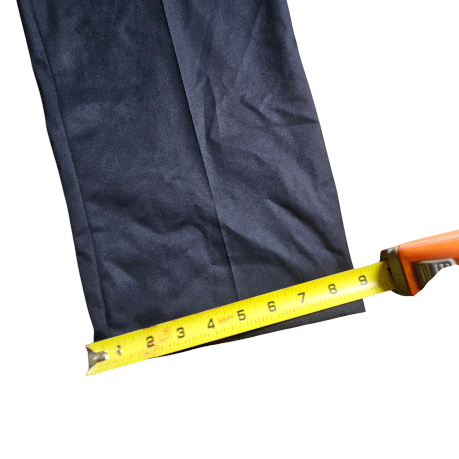 346 Brooks Brothers Advantage Pleated Chino Pants Womens 14 Navy 100% Cotton thumbnail 8