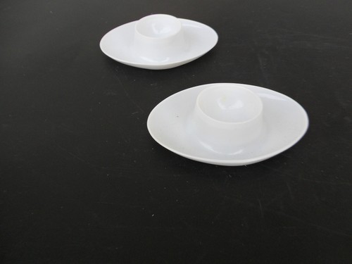 COQUETIERS EN PLASTIQUE BLANC