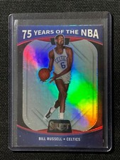 2021-22 Select Bill Russell Silver Prizm 75 Years Of The NBA #65 Celtics HOF RIP