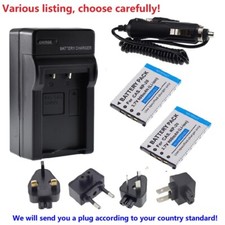 Batteria o Caricabatterie per Casio Exilim EX-Z8 EX-Z60 EX-Z65 EX-Z70 EX-Z75 EX-S880