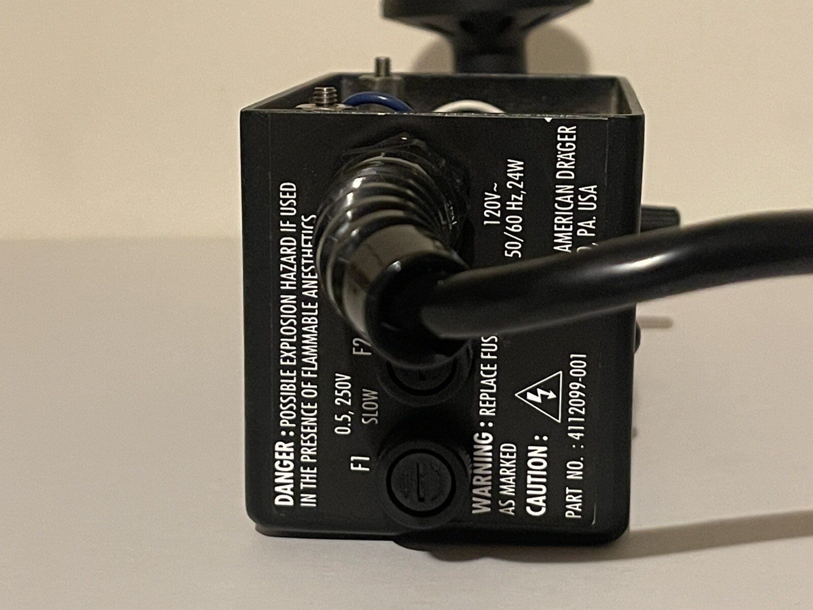 Sunnex  HS760 Halogen Task Lamp Chrome/Black  12V 20W 