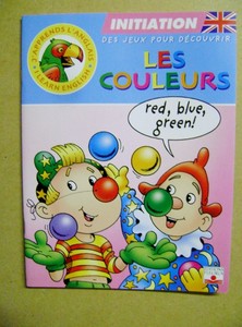 Apprendre Les Couleurs En Anglais 12 Pages De Jeux Autocollants Gommettes J1 Ebay