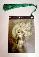 VENUS Love Goddess Bookmark Astrology Oracle Card Art Gift Purified&Charged