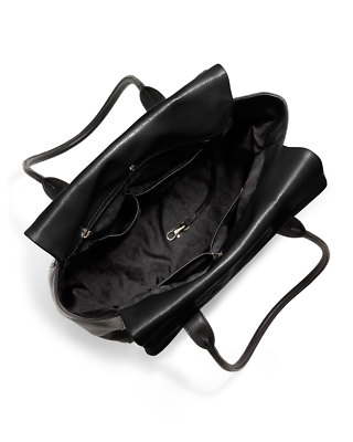 Michael Kors Tippi Large Satchel Black Leather 30F3STPS3L - for 